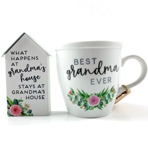 NEW Collins •Best Grandma Ever• Mug Set